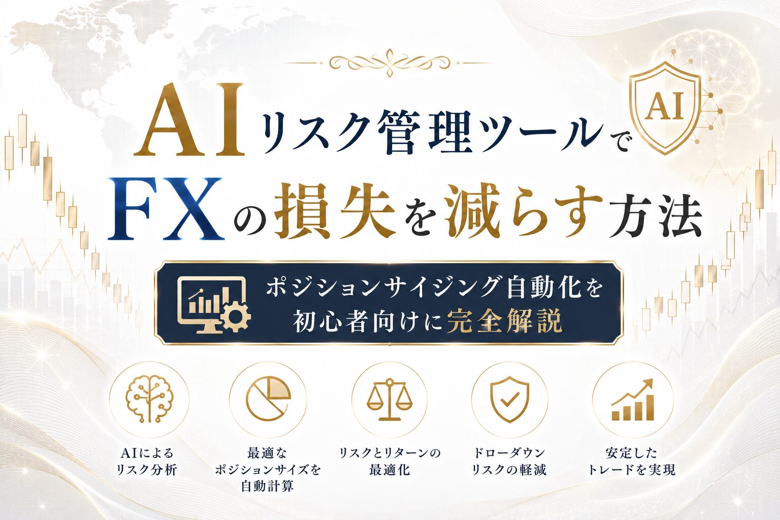 AIリスク管理ツールでFXの損失を減らす方法｜ポジションサイジング自動化を初心者向けに完全解説