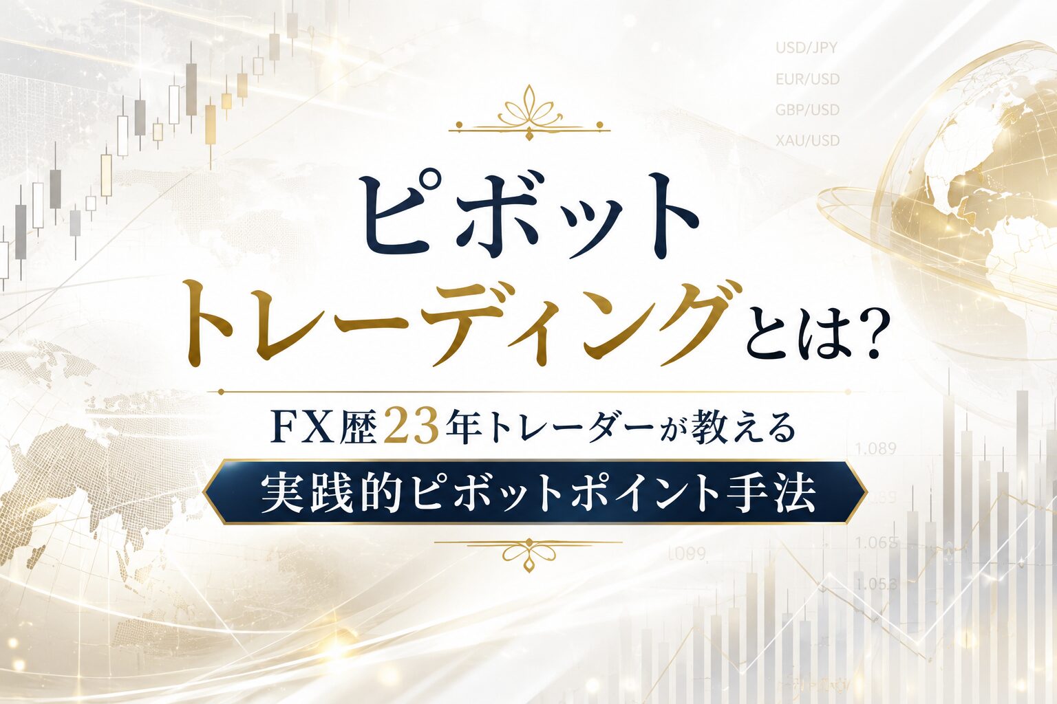 ピボットトレーディングとは?｜FX歴23年トレーダーが教える実践的ピボットポイント手法