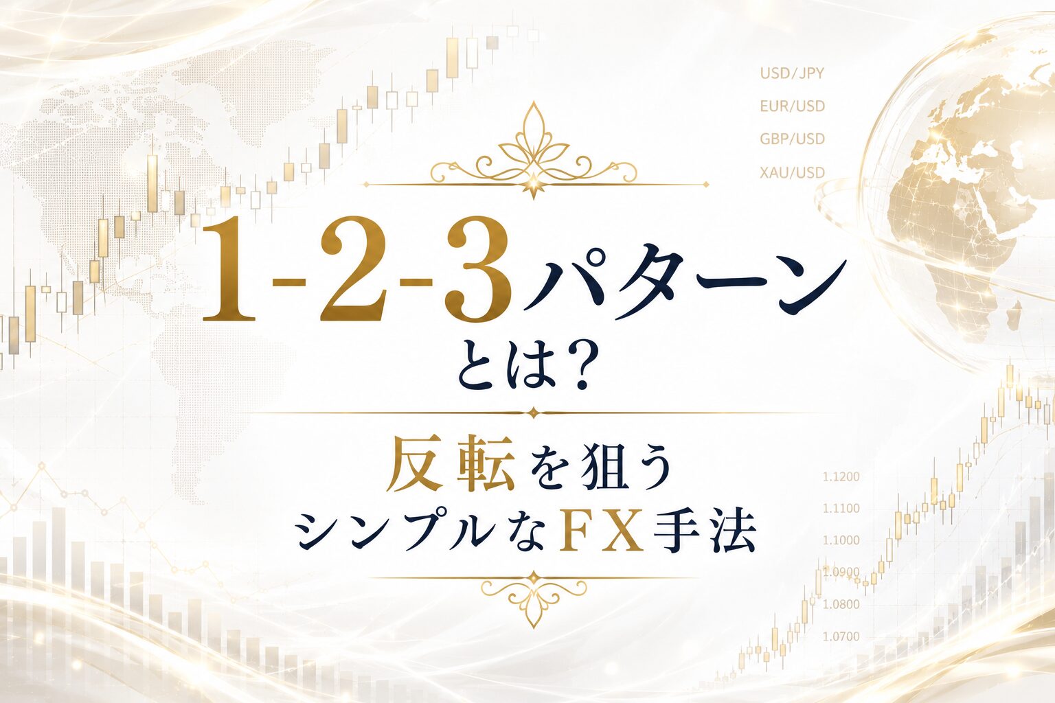 「1-2-3パターン」とは?反転を狙うシンプルなFX手法